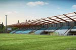 stade de rugby - Infographie architecturale.